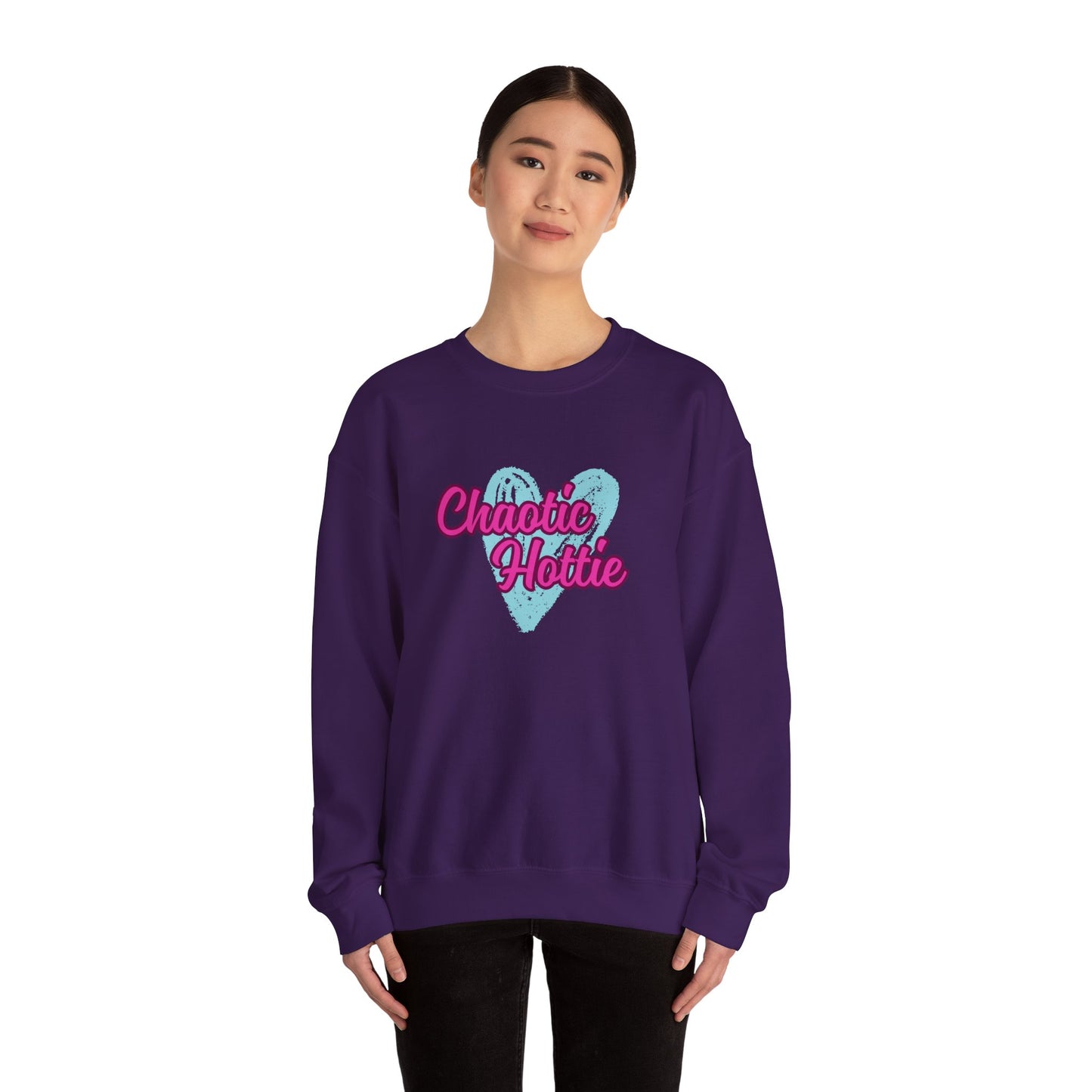 Chaotic Hottie Unisex Heavy Blend™ Crewneck Sweatshirt