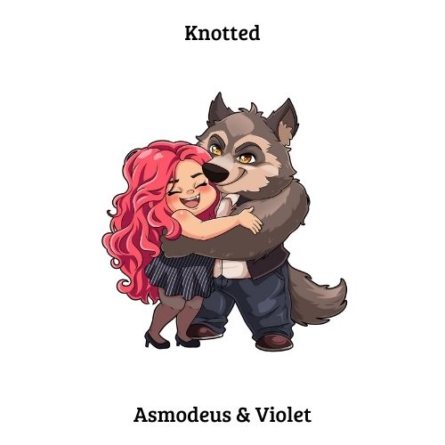 Knotted Violet and Asmodeus Sticker