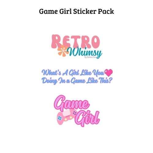 Game Girl Sticker Pack