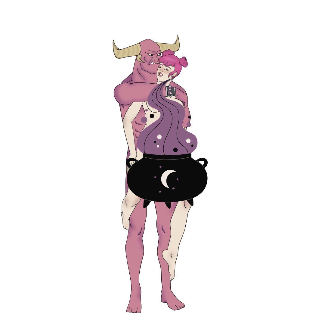 Cooking Up A Demon NSFW Art Print