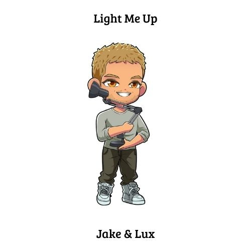 Light Me Up Lux and Jake Sticker