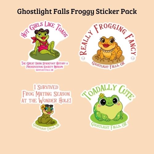 Ghostlight Falls Frog Sticker Bundle