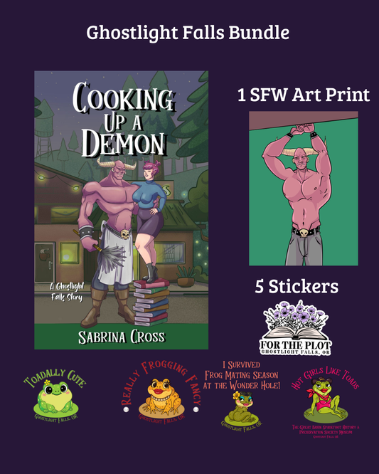 Signed Cooking Up A Demon: A Ghostlight Falls Story Book Bundle