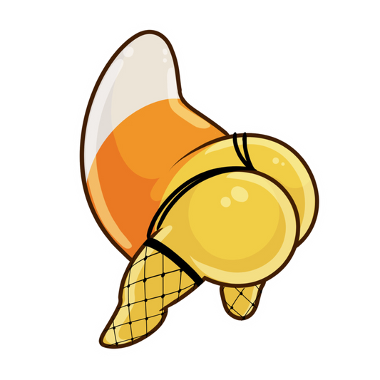 Big Booty Candy Corn Sticker