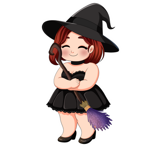 Knotty Broomsticks - Cordelia & Broomhilde Sticker