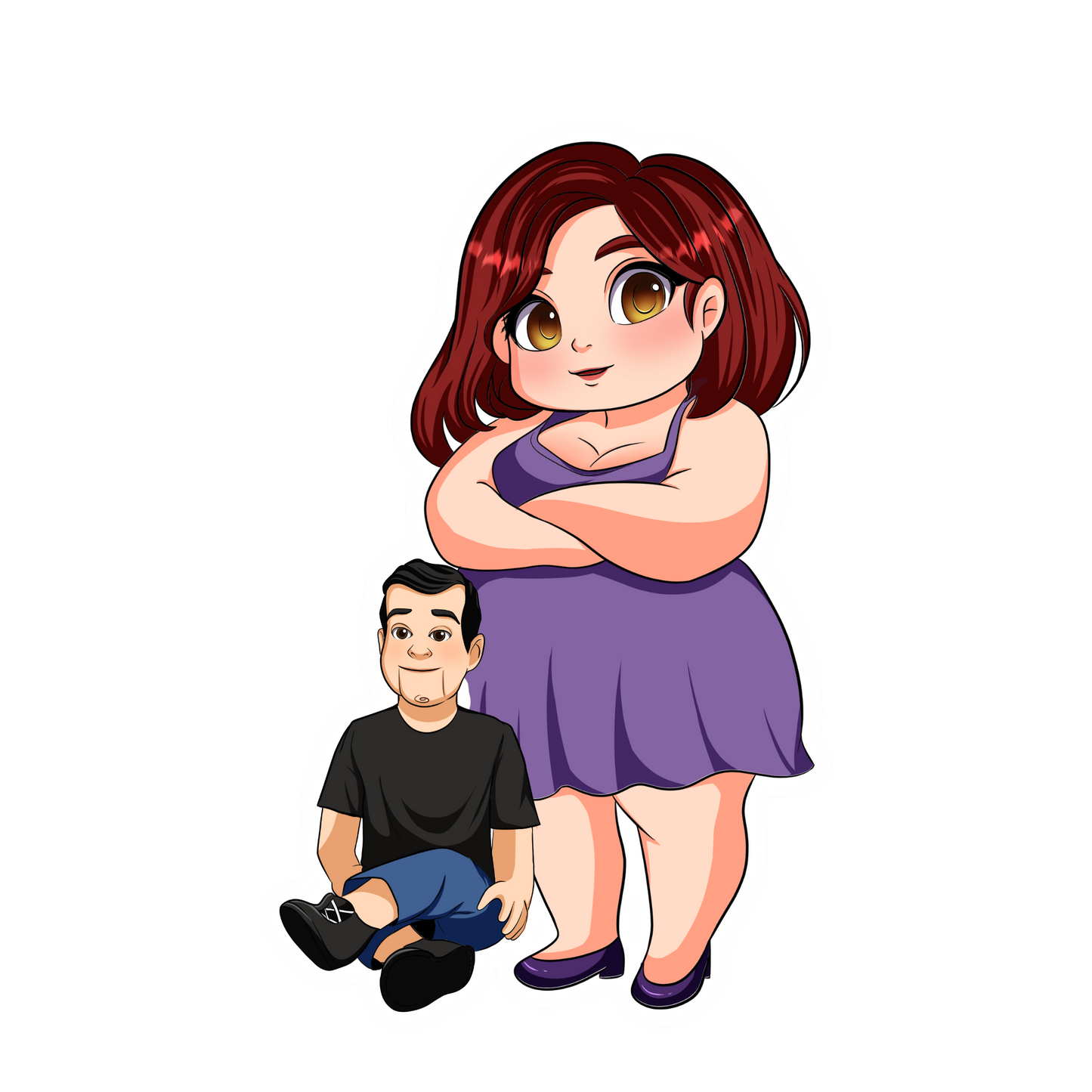 Dummy For Love - Maggie & Ben Sticker